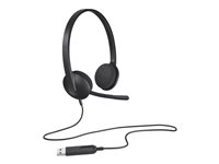 LOGI H340 USB Headset black