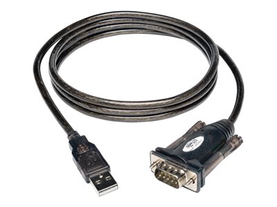 Tripp Lite 5ft USB to Serial Adapter Cable USB-A to DB9 RS-232 M/M 5'
