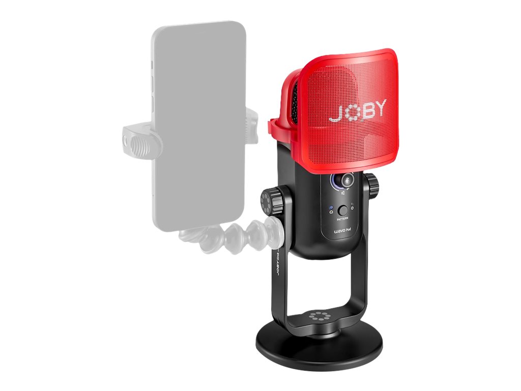 JOBY Wavo POD Microphone - Red/Black - JB01775