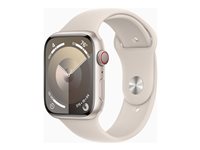 Apple Watch Series 9 (GPS + Cellular) 45 mm Sølv Fløde Smart ur