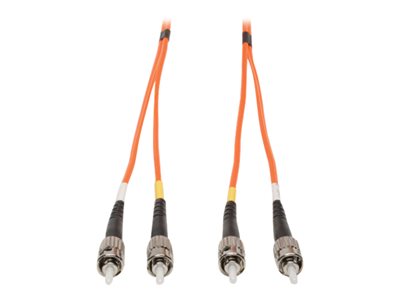 Tripp Lite 2M Duplex Multimode 62.5/125 Fiber Optic Patch Cable ST/ST 6' 6ft 2 Meter