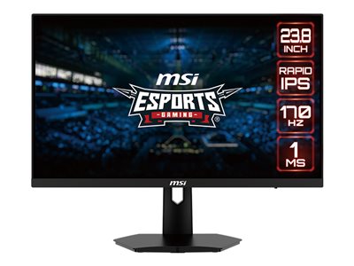 MSI G244F LED monitor gaming 24INCH (23.8INCH viewable) 1920 x 1080 Full HD (1080p) @ 170 Hz 