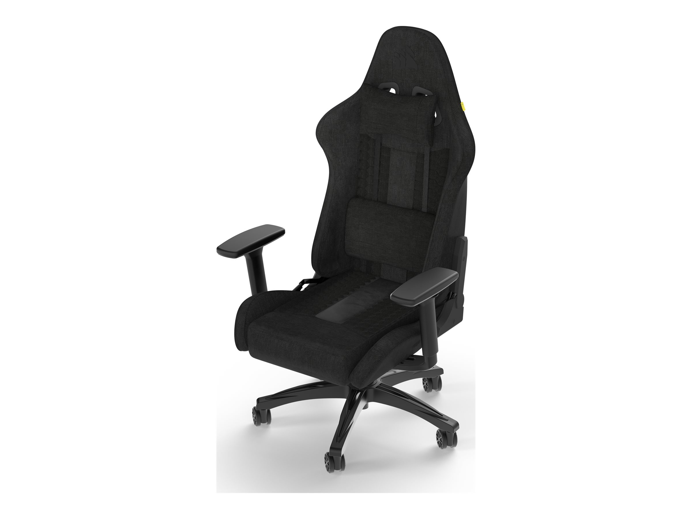 CORSAIR TC100 RELAXED - gaming chair - soft fabric - black/black