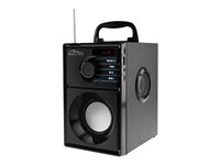 Media-Tech BOOMBOX SILVER MT3179 Højttaler Sort