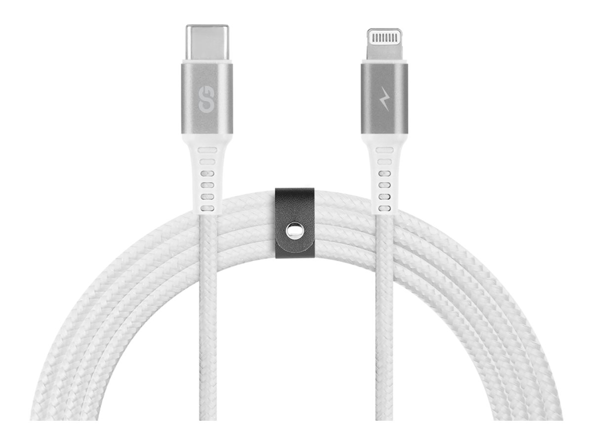 LOGiiX Piston Connect Braid ECO USB-C to Lightning Cable - Silver - 1.5m