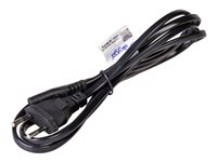 Akyga Pro Series Europlug (strøm CEE 7/16) (male) - Strøm IEC 60320 C7 Sort 1.5m Strømkabel