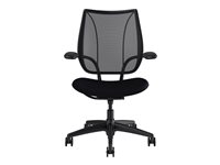 Humanscale Liberty Chair task armrests tilt swivel plastic, aluminum, steel bla