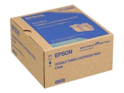 EPSON Pack 2 toners cyan AL-C93