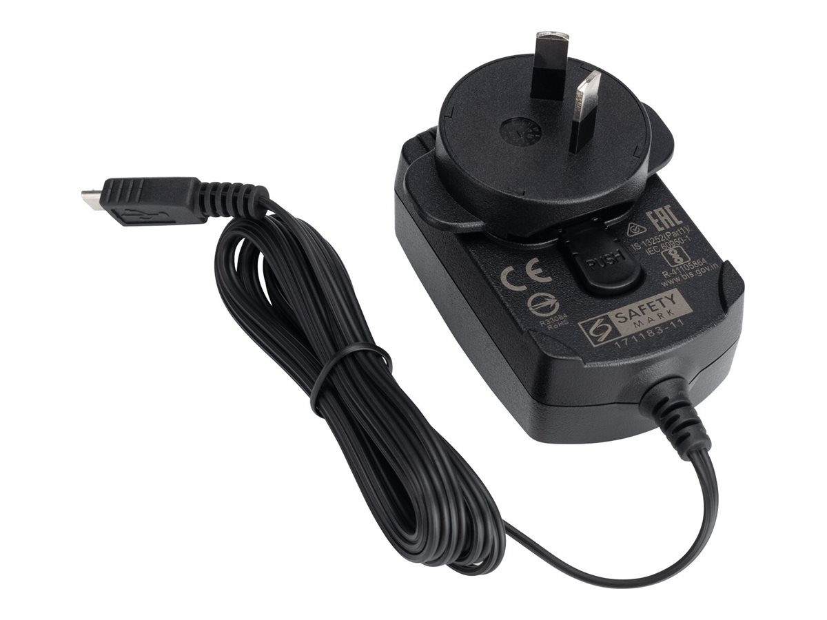 Jabra power supply Micro-USB Type Product shot Left-angle 79750