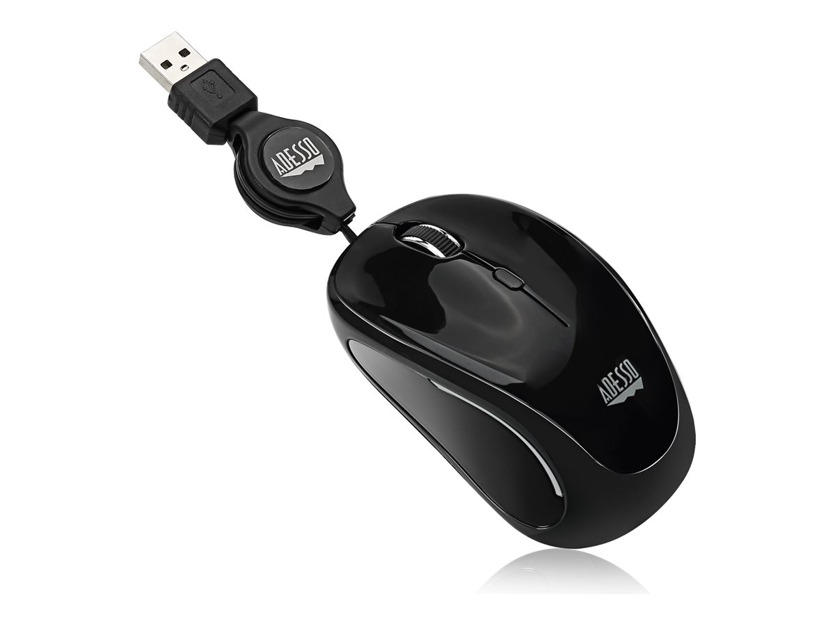 BLACK COLOR WITH RETRACTABLE USB CABLE