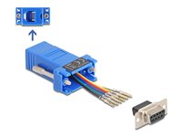 DeLOCK Assembly Kit Seriel adapter Blå