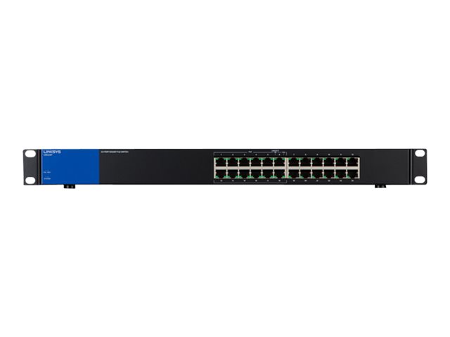 Image of Linksys Business LGS124P - switch - 24 ports - unmanaged - rack-mountable