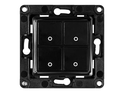 SHELLY Wall Switch 4 Black Switch