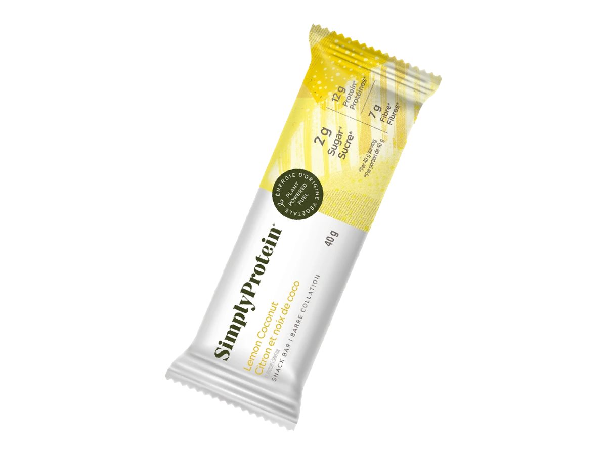 SimplyProtein Plant-Based Snack Bars - Lemon Coconut - 4 x 40g