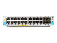 HPE - expansion module - Gigabit Ethernet (PoE+) x 20 + Gigabit Ethernet / 10 Gigabit SFP+ x 4