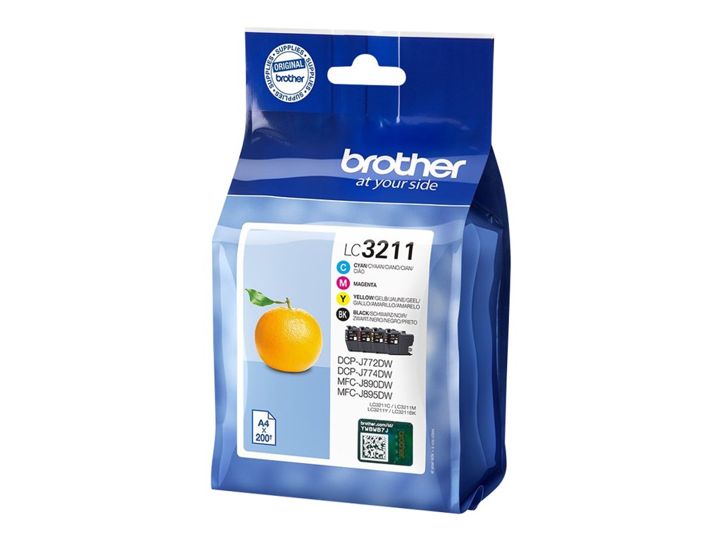 BROTHER LC3211VAL Pack of 4 cartridges