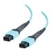 C2G 10m MPO Fiber Array Cable Method A OM4 Riser Rated (OFNR)