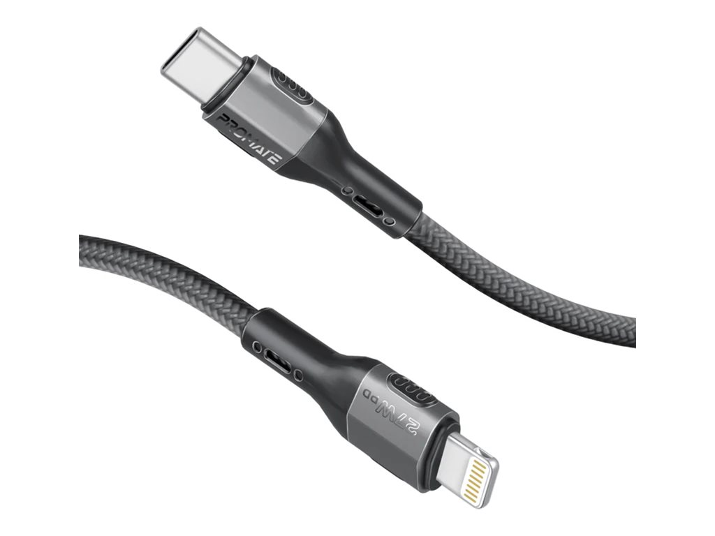 Promate FletchLink-Ci USB cable 24 pin USB-C to 9 pin Thunderbolt header 1.2 Product shot Front 79650