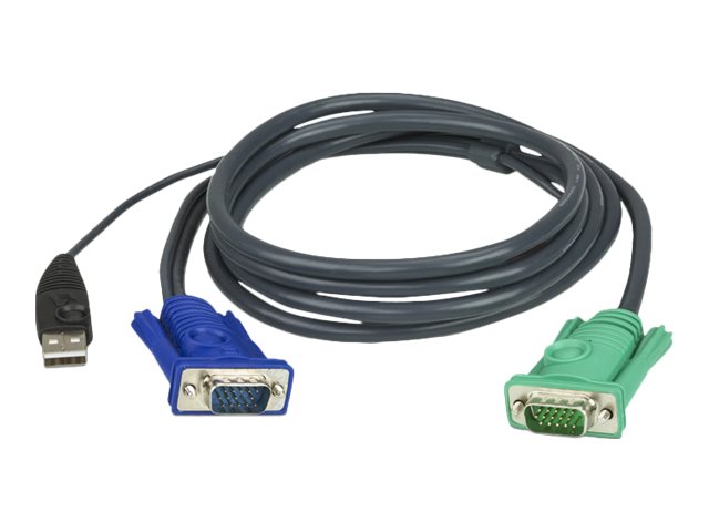ATEN 2L-5202U Kabel til tastatur / video / mus (KVM)