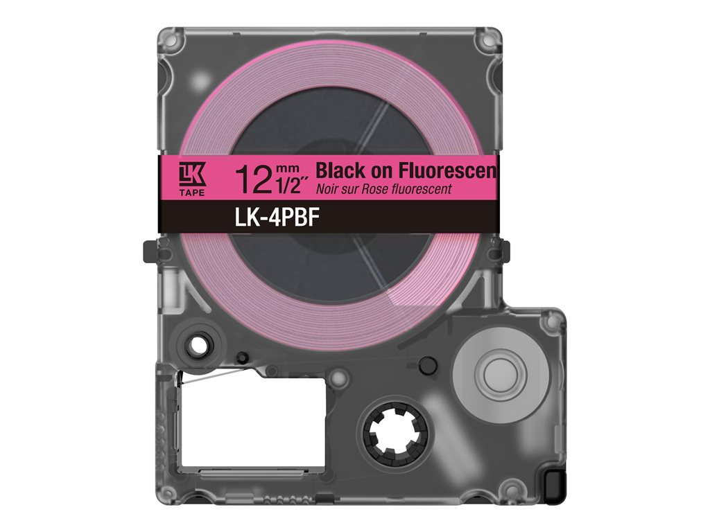 EPSON Colour Tape Fluorescent Pink/Black