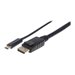 USB-C to DisplayPort Cable, 4K@60Hz, 1m, Male to M
