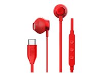 JBL TUNE 305C Kablet Earbuds Rød