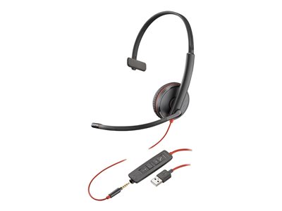 HP Poly Blackwire 3215 USB-A Headset - 80S06AA