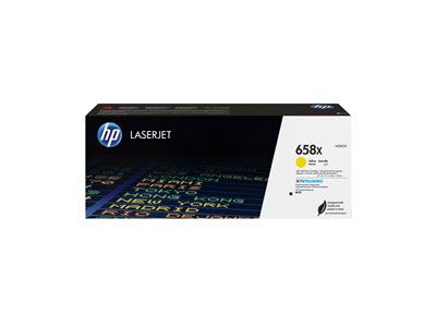 HP 658X Yellow LaserJet Toner Cartridge