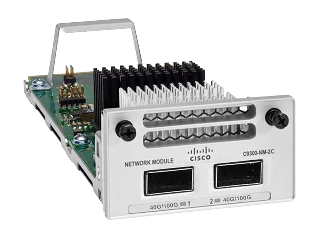 Cisco Catalyst 9300 Series Network Module - expanzní modul - 40Gb Ethernet / 100Gb Ethernet QSFP x 2