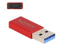 DeLOCK USB 3.2 Gen 2 USB-C adapter Rød