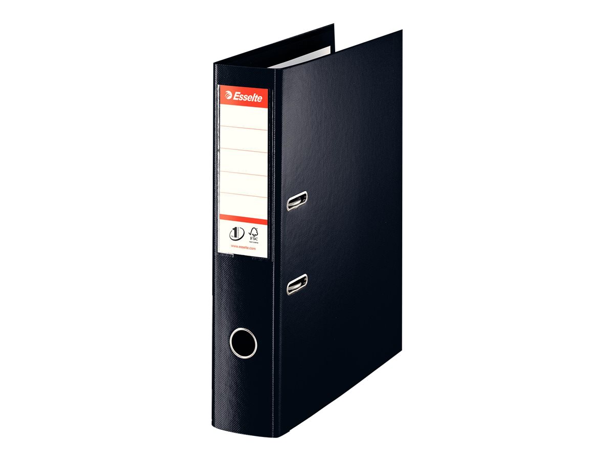Esselte No.1 VIVIDA - lever arch file - for Folio - capacity: 500 sheets - black