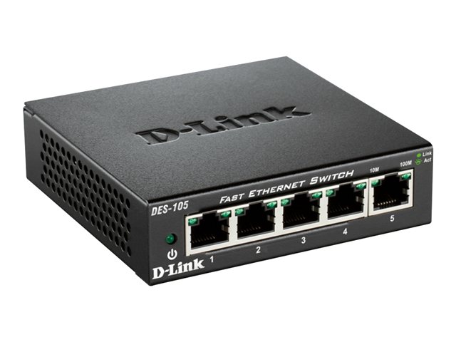 Image of D-Link DES 105 - switch - 5 ports
