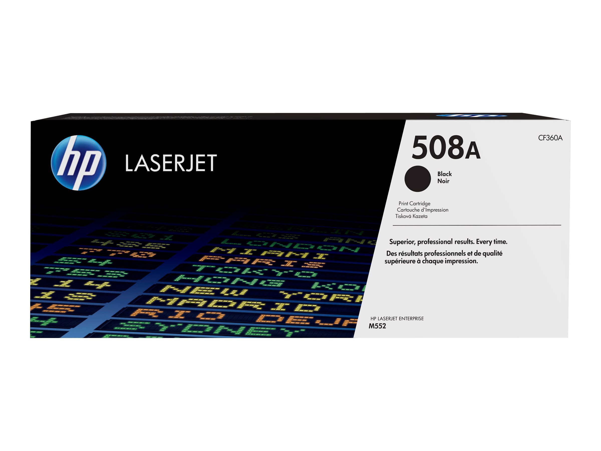 Hp 508a Black Original Laserjet Toner Cartridge Cf360a