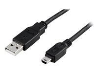 DELTACO USB 2.0 USB-kabel 3m Sort