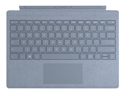 Microsoft Surface Pro Signature Type Cover - keyboard - with trackpad - US - ice blue