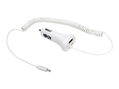 Tripp Lite Dual USB Tablet Phone Car Charger High Power Adapter 5V