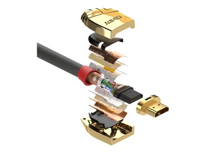LINDY HDMI High Speed Kabel Gold Line 5m - 37864
