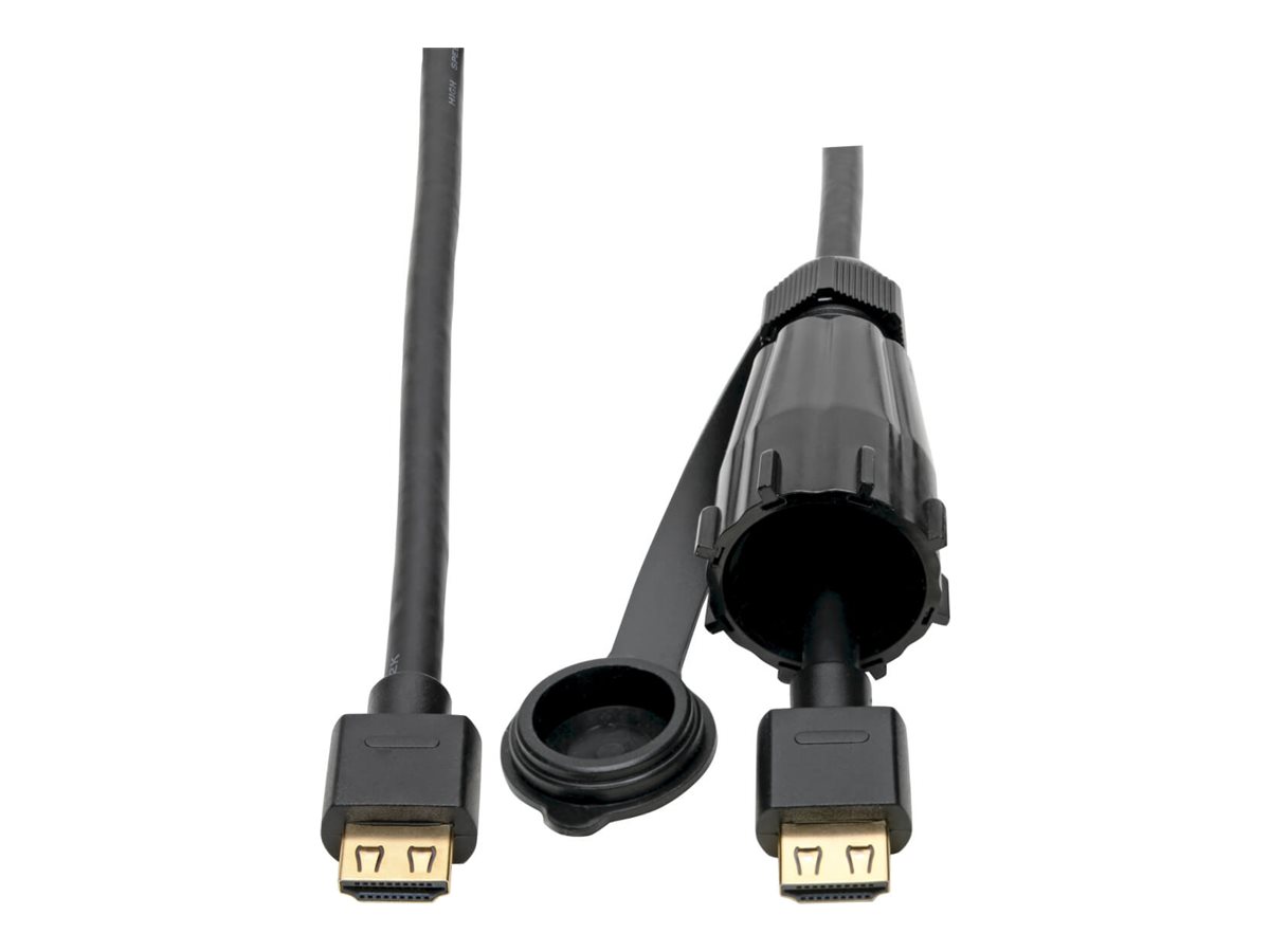 Tripp Lite HDMI Cable High-Speed IP68 Connector Industrial Ethernet M/M 3ft