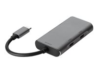 DELTACO USBC-HUB201 Hub 4 porte USB