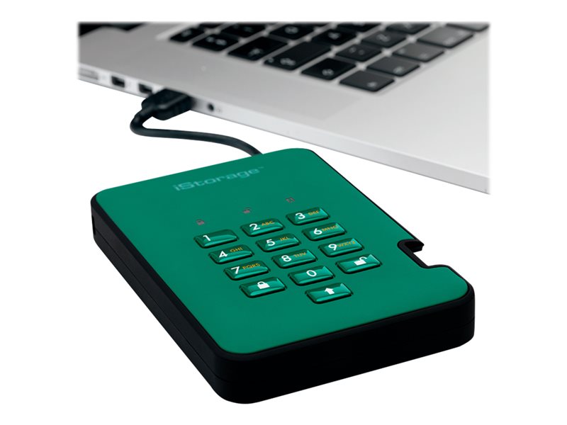 iStorage diskAshur - SSD - 1 To - USB 3.2 - Conformit TAA