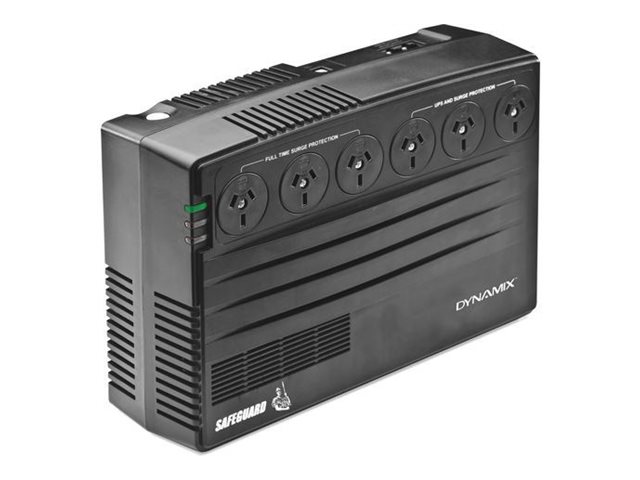Dynamix SafeGuard UPSG750 UPS 450 Watt 750 Product shot Left-angle 79300