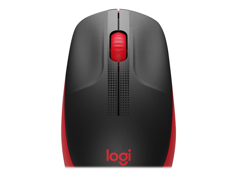 LOGI M190 Full-size wireless mouse Red