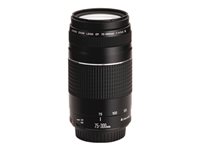 Canon EF - Telephoto zoom lens - 75 mm - 300 mm - f/4.0-5.6 III - Canon EF - for EOS 1000, 1D, 50, 500, 5D, 7D, Kiss F, Kiss X2, Kiss X3, Rebel T1i, Rebel XS, Rebel XSi