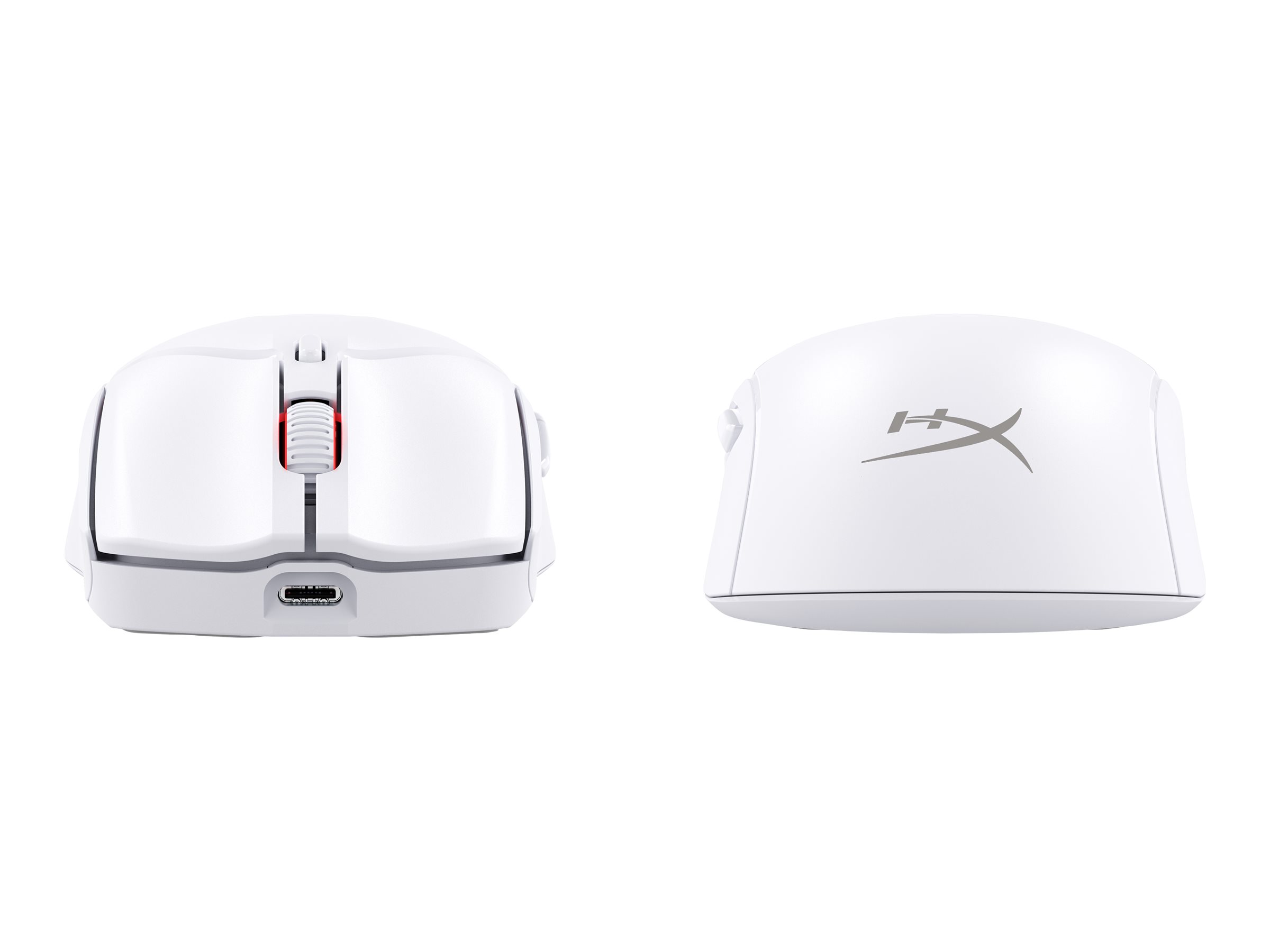 Mouse HyperX Pulsefire Haste 2 Gamer blanco, Sensor de precisión HyperX 26K, Interruptores HyperX personalizados, Personalizable con el software HyperX NGENUITY, Iluminación RGB por LED