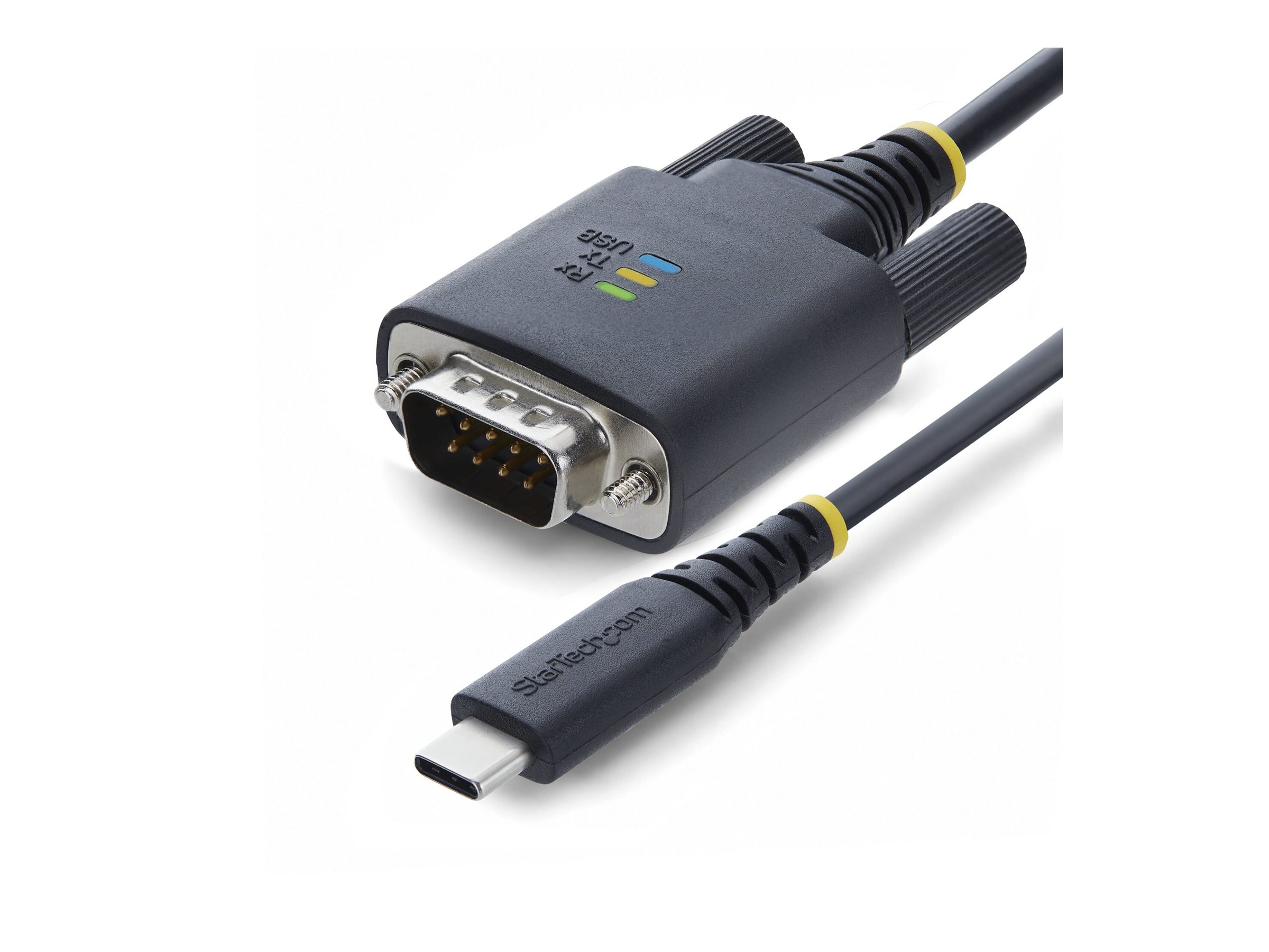 StarTech USB-C / serial cable USB-C to DB-9 2 Product shot Right-angle 80001