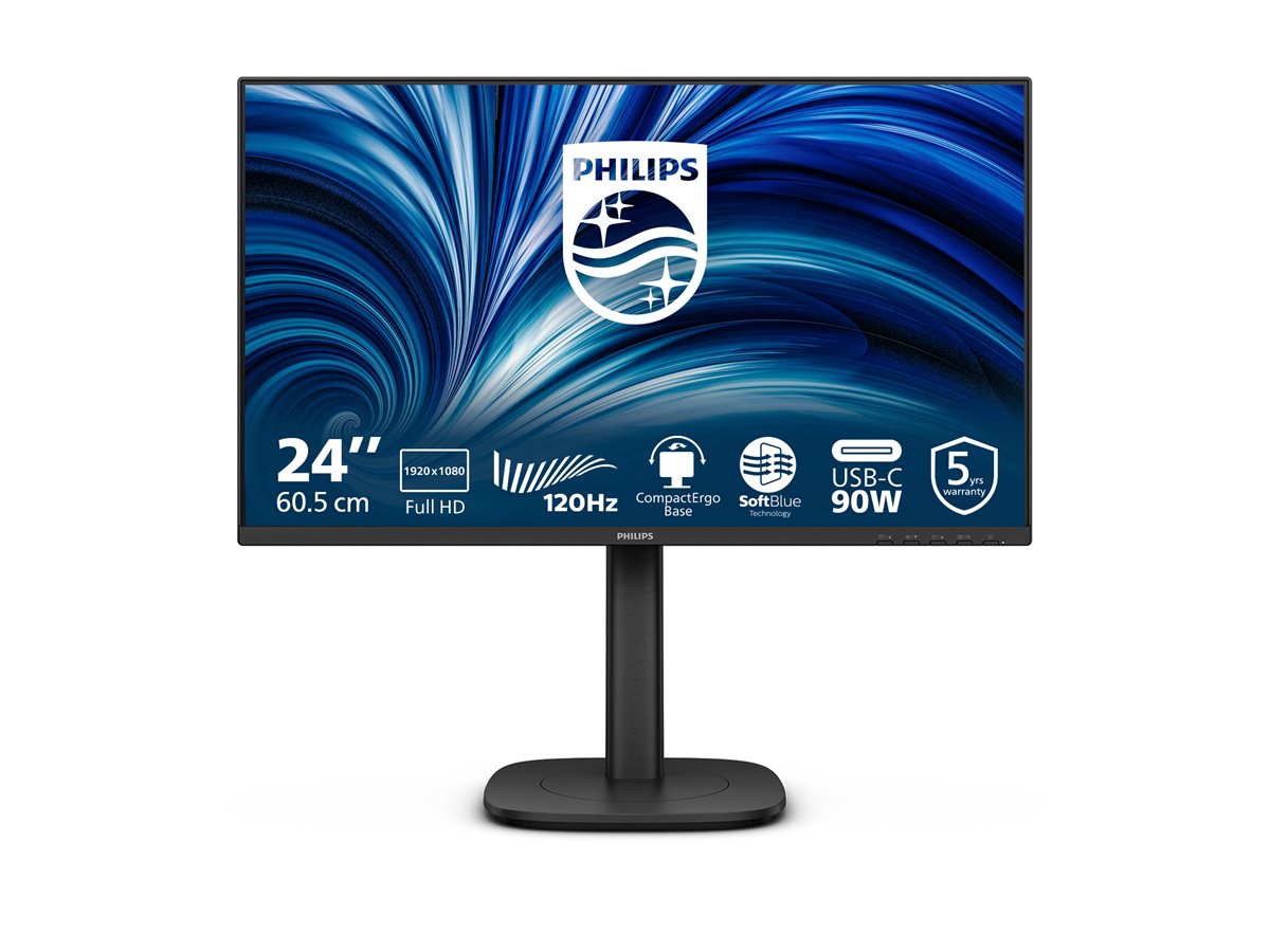 Philips 24B2U3301 3000 Series LED monitor Full HD (1080p) Product shot Front 79875