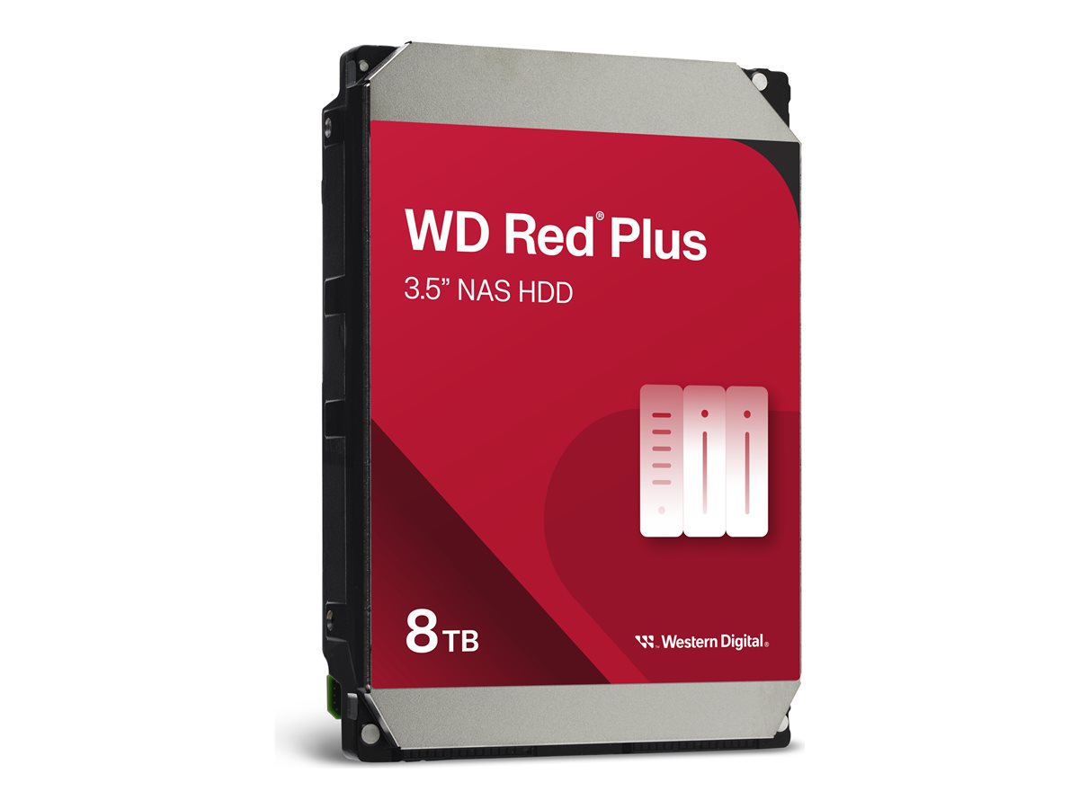 WD Red Plus WD80EFPX - pevný disk - 8 TB - SATA 6Gb/s – foto 2