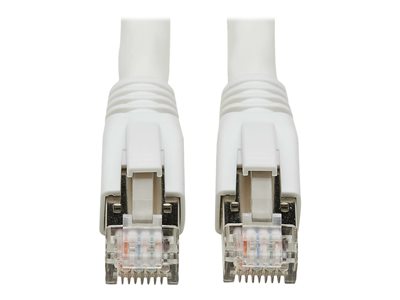 Eaton Tripp Lite Series Cat8 40G Snagless SSTP Ethernet Cable (RJ45 M/M), PoE, White, 3 ft. (0.9 m)