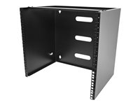 StarTech.com 10U Wall Mount Rack, 19' Wall Mount Network Rack, 14 inch Deep (Low Profile), Wall Mounting Patch Panel Bracket for Network Switches, IT Equipment, 77lb (35kg) Capacity - Network Equipment Rack (RACK-10U-14-BRACKET) Monteringsbeslag for netvæ