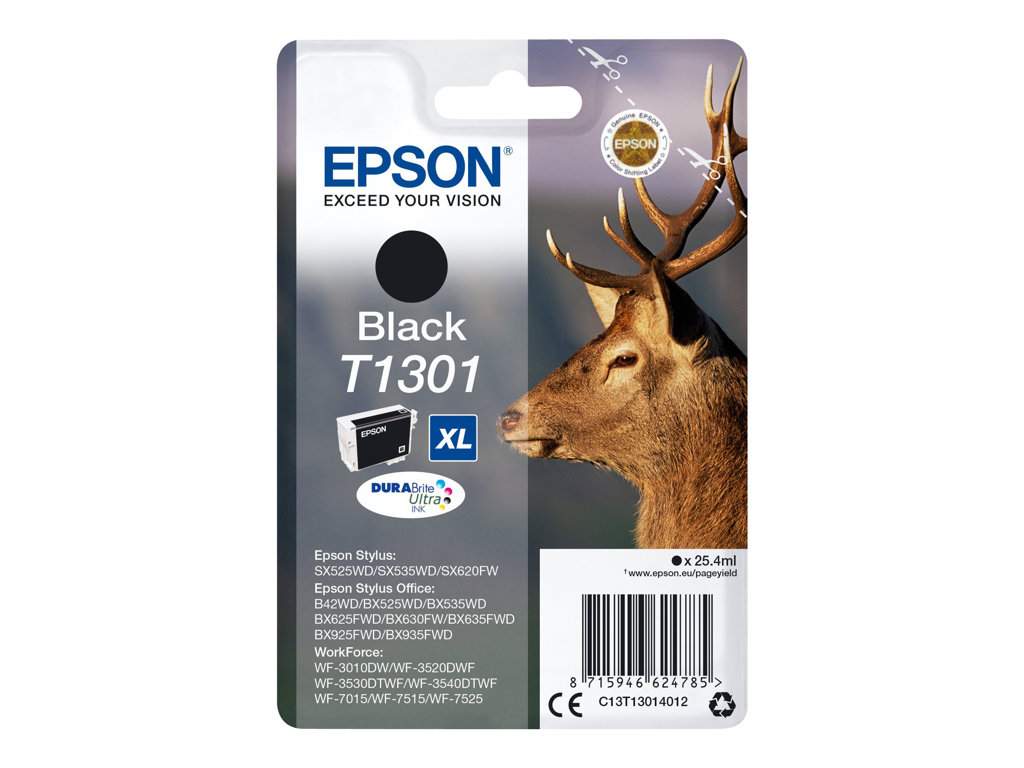 EPSON 6LB ink black T130 BLISTER w/s